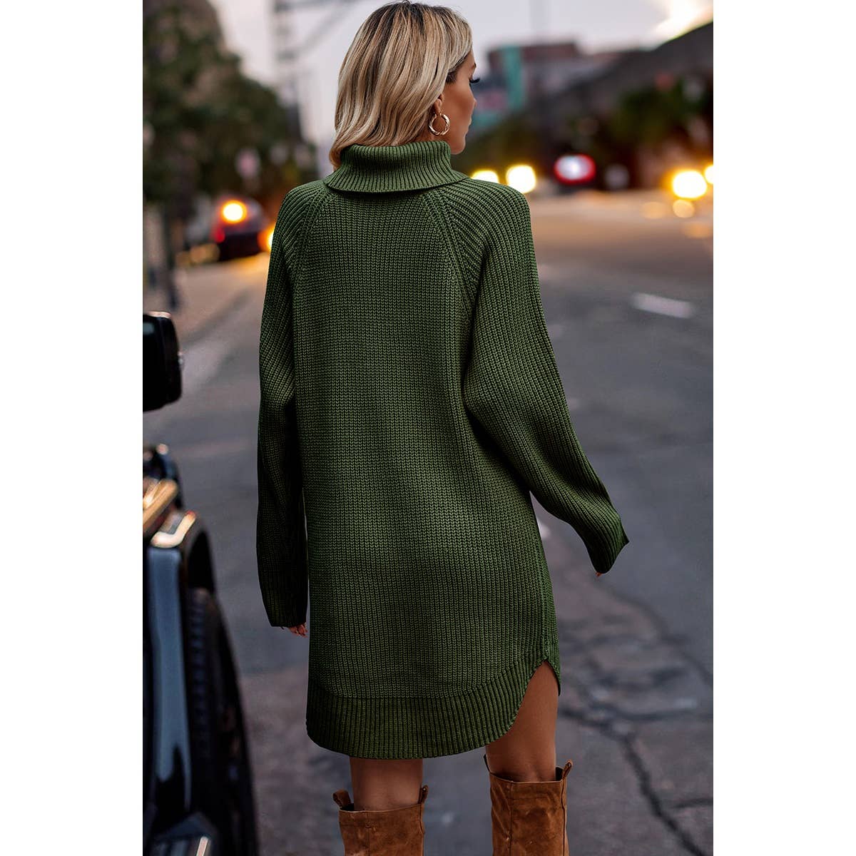 Sweater Dress - Green