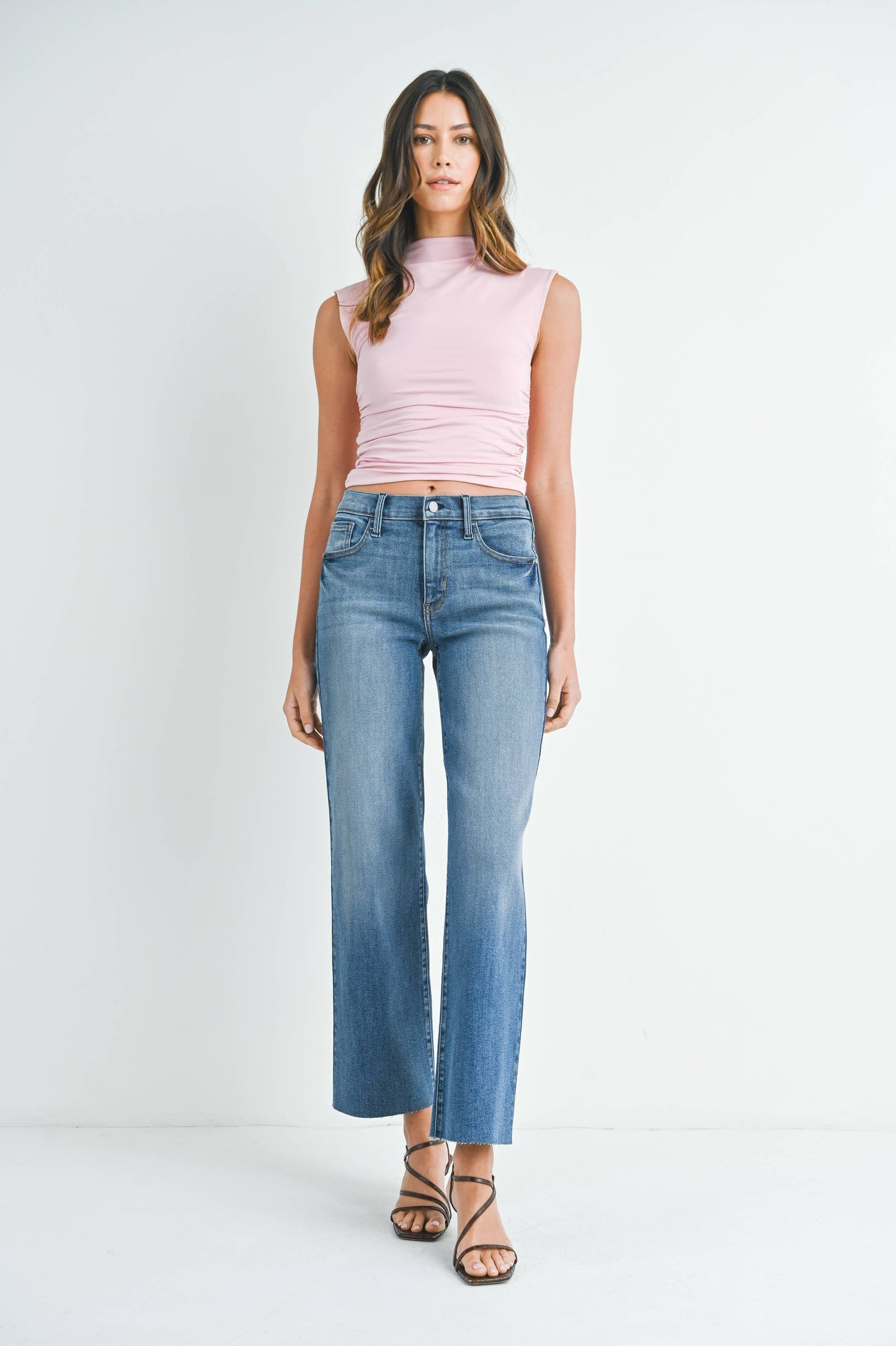 Slim Palazzo Jean w/ Scissor Cut