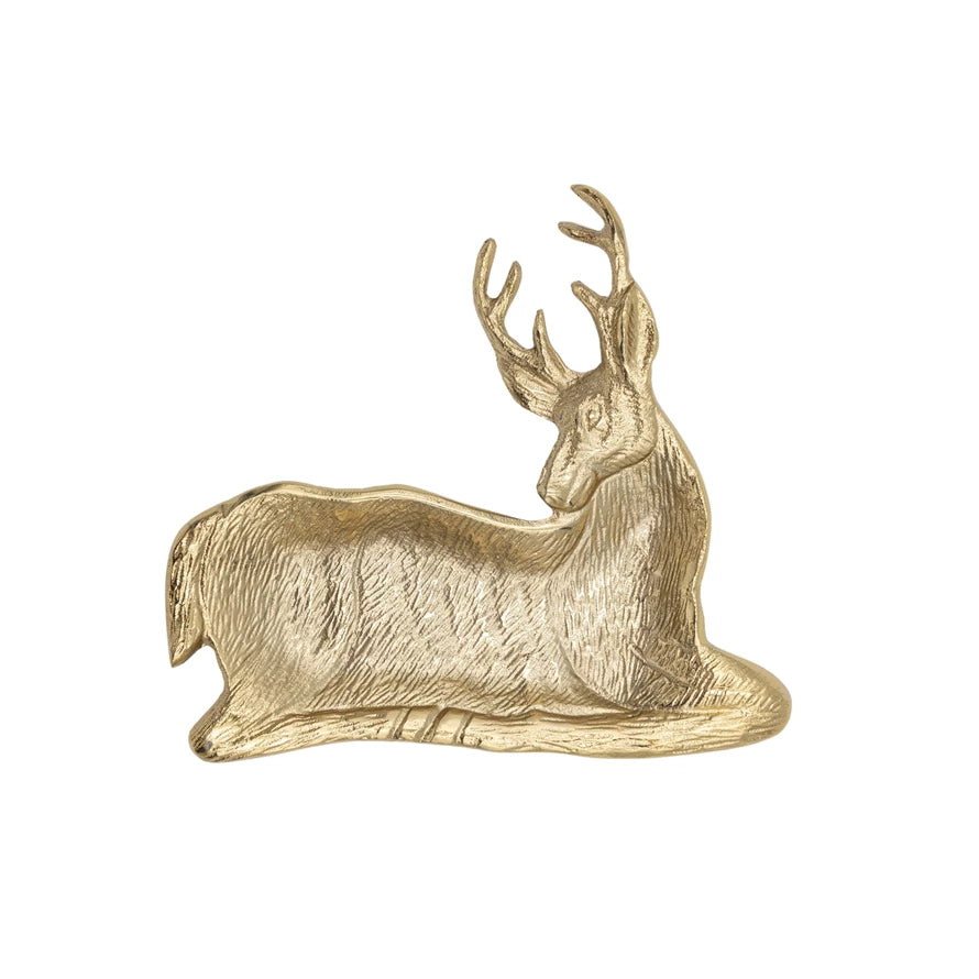 Deer Shaped Dish, Gold