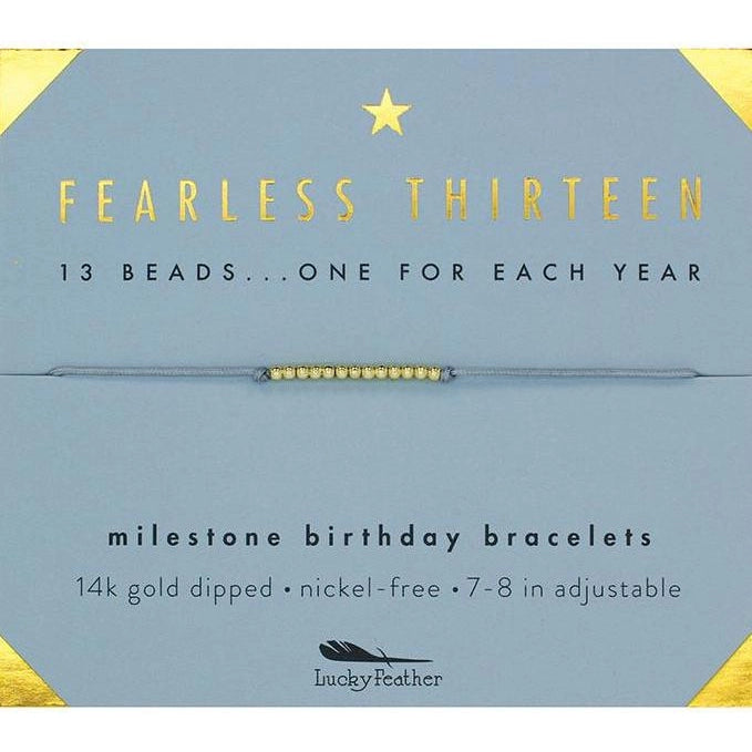 Milestone Birthday Bracelet - GOLD