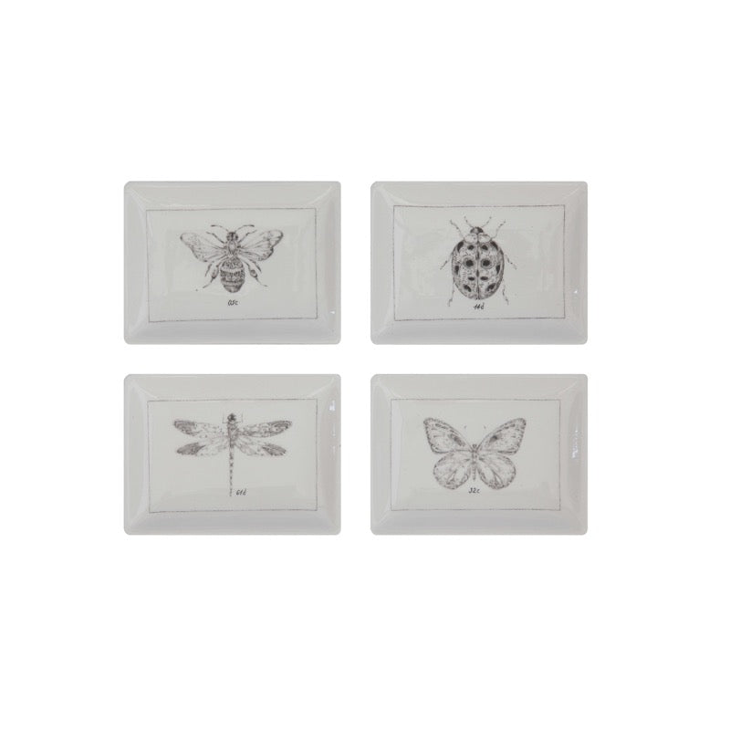 Ceramic Dish with Insect