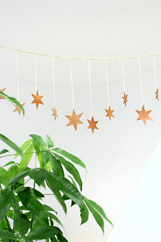 Leather Star Garland