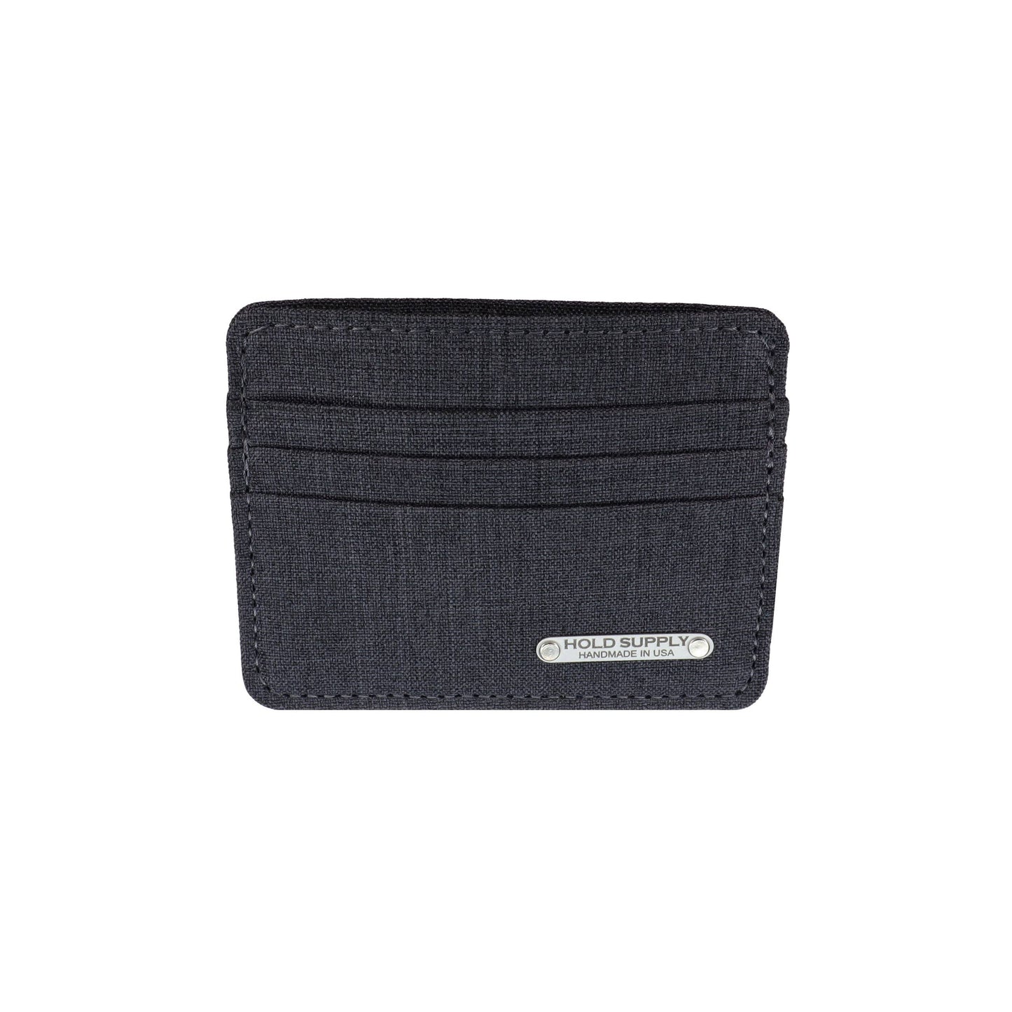 Gray Men's, Women's Polyester Card Holder Wallet