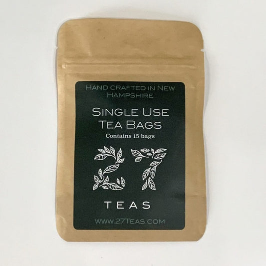 27 Teas Single Use Paper Tea Bags