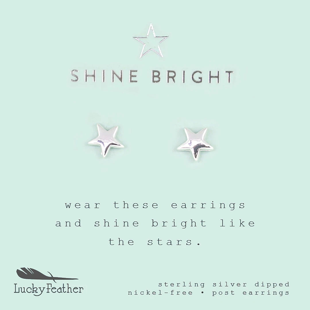 New Moon Earrings, various styles, sterling silver and gold plated