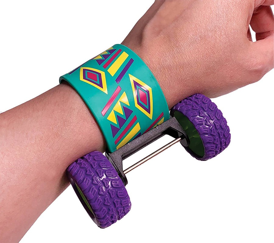 Skateboard Pull Back Slap Bracelet