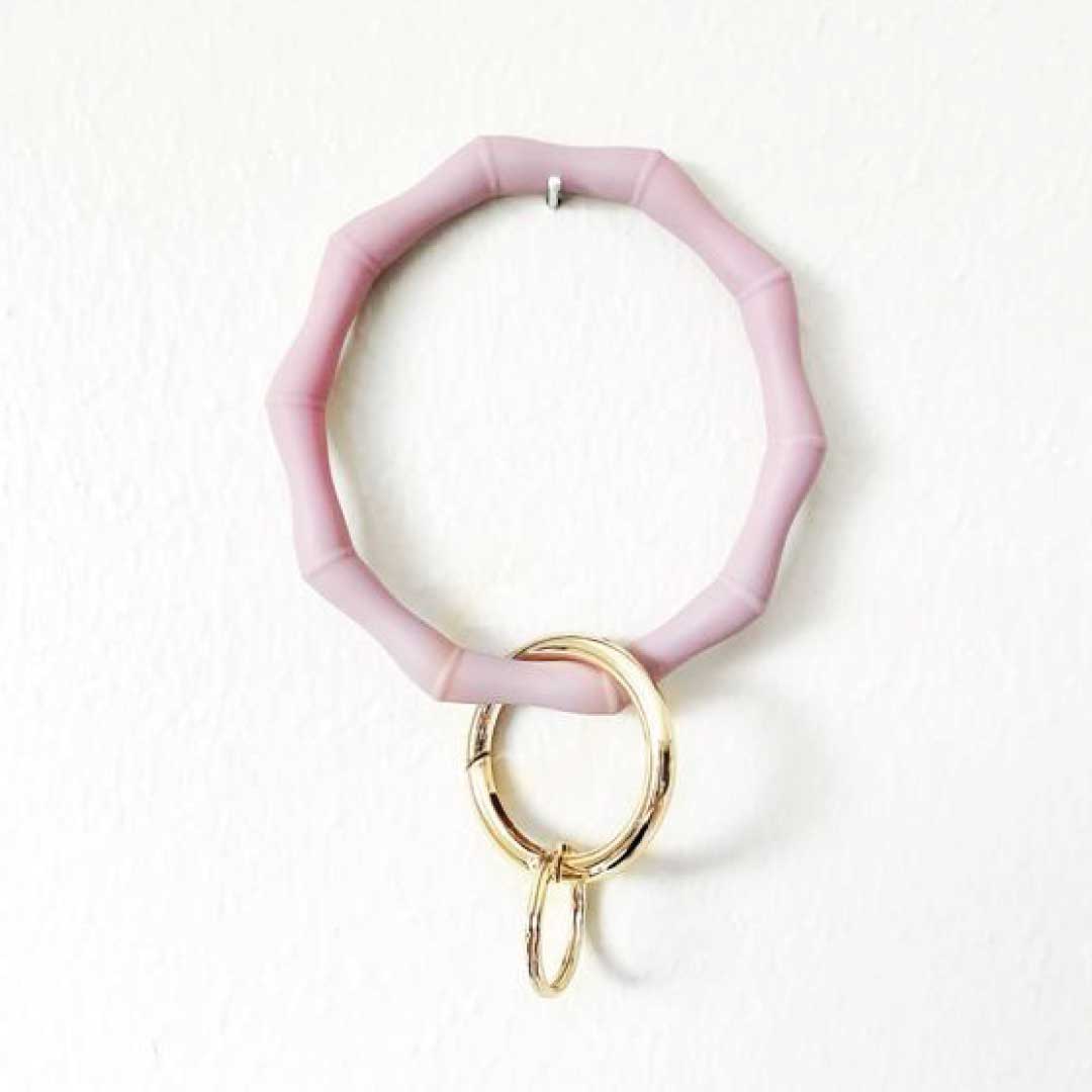 Bamboo Key Chain: Blush