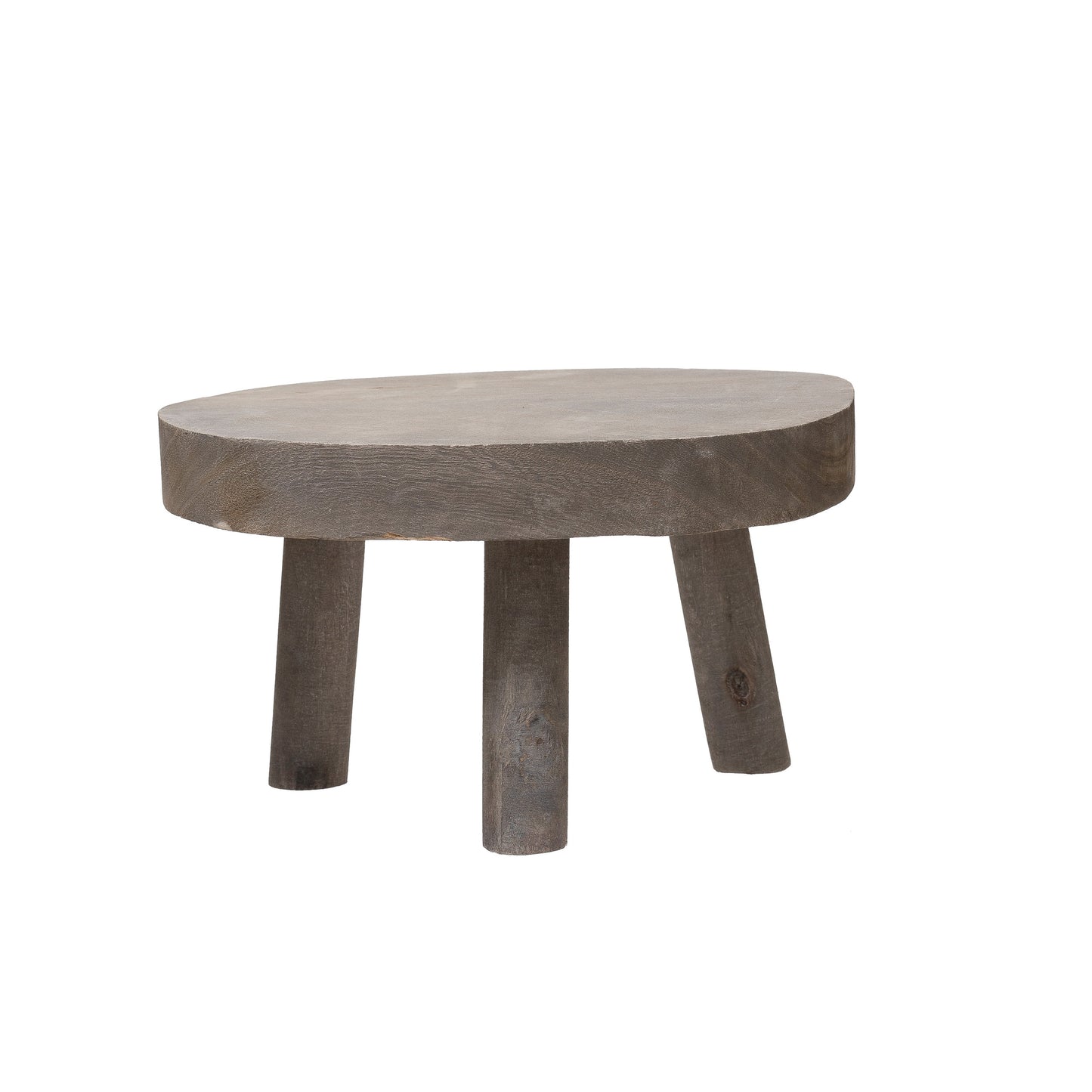 Paulownia Wood Pedestal with Grey Wash
