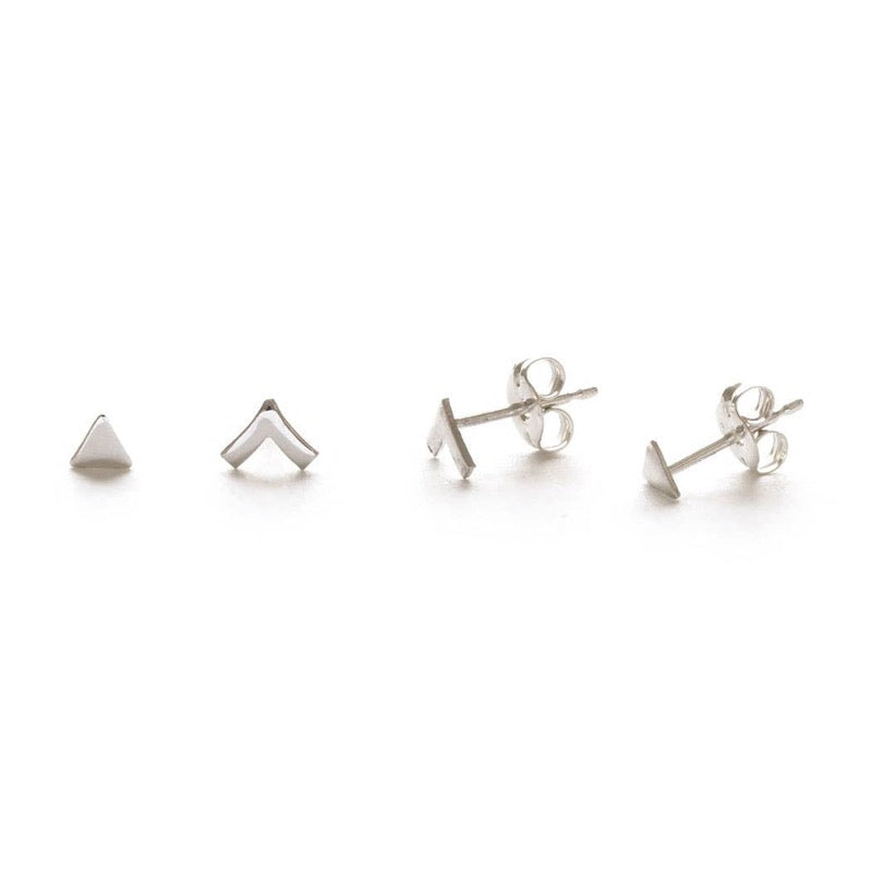 Insignia Combo Studs - Silver or Gold