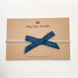 Baby Grey Clementine DaintyBow Headband