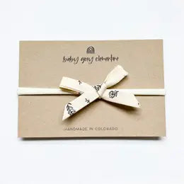Baby Grey Clementine DaintyBow Headband