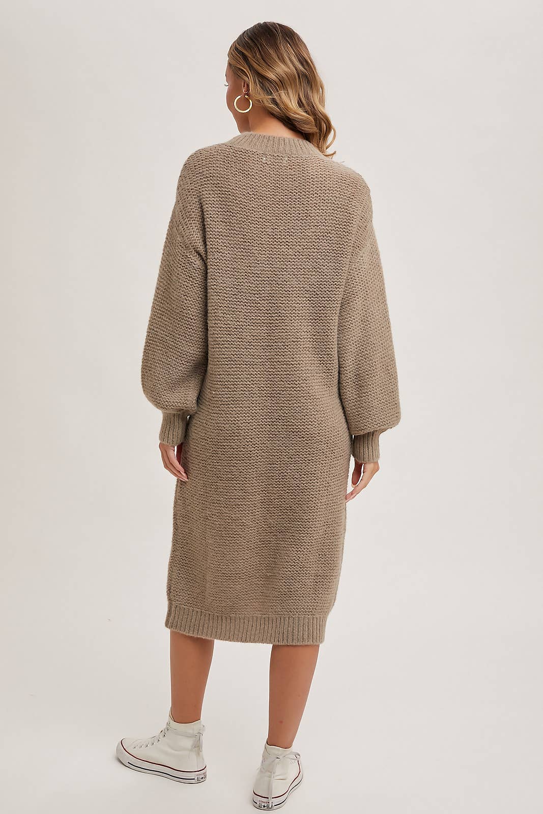 Oversized Midi Sweater Dress