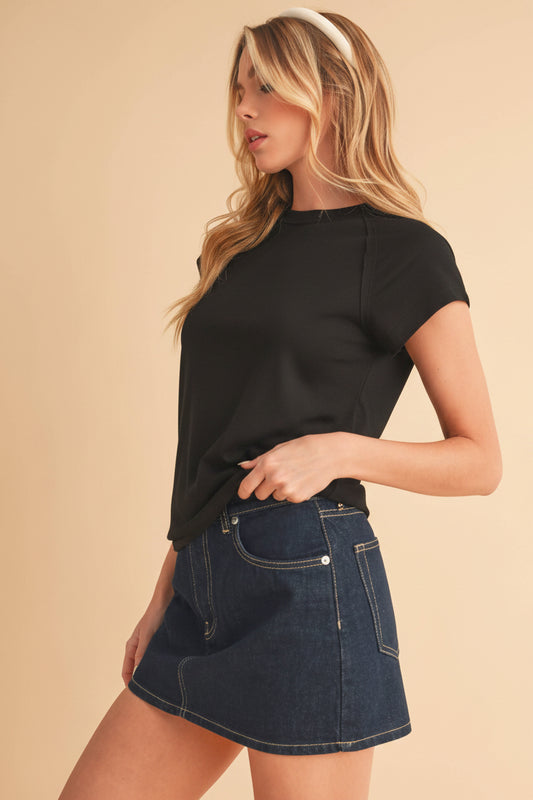 Ivy Tee: Black
