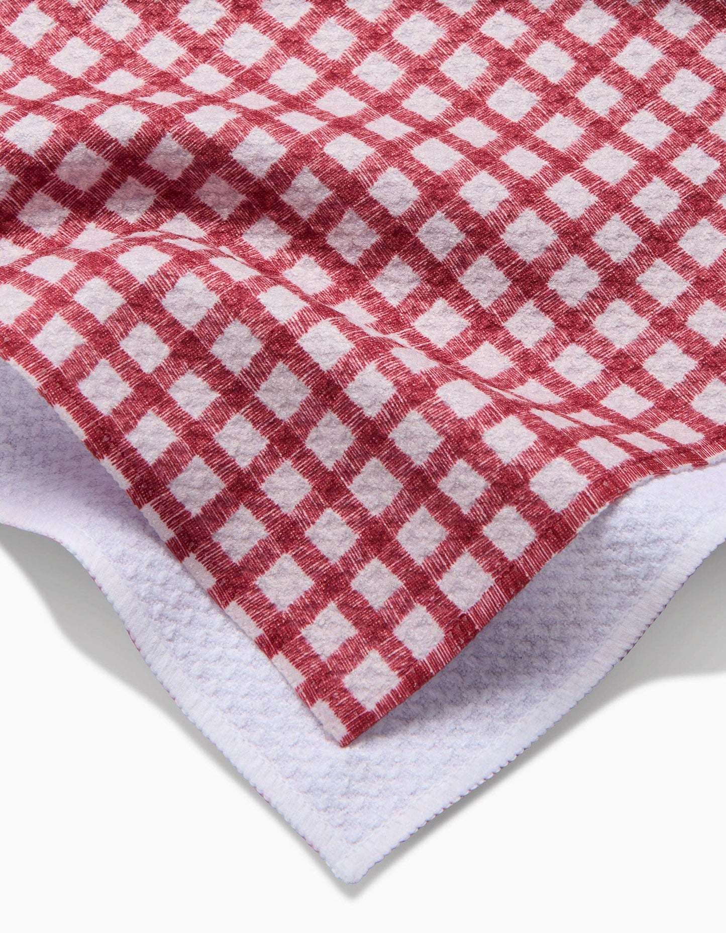 Fireside Plaid Red Tea Towel