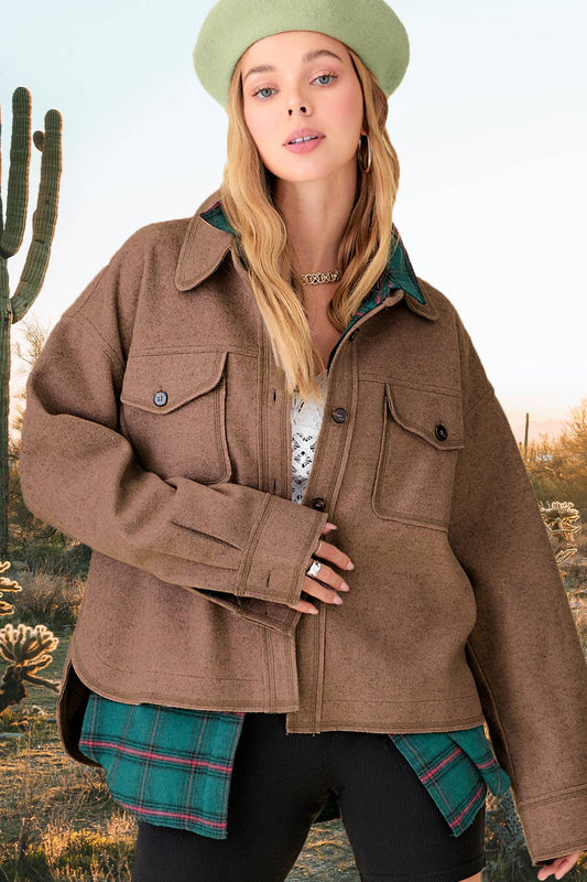Lightweight Button Down Jacket