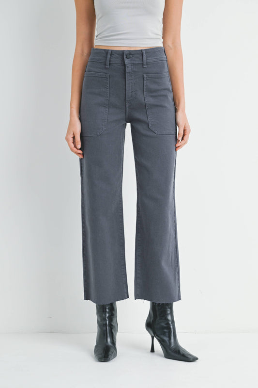 High Rise Utility Wide Leg