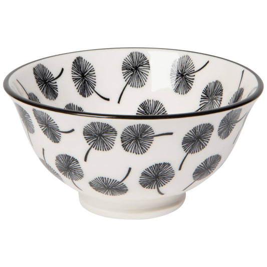 Gray Dandelion Stamped Bowl 3.5 inch