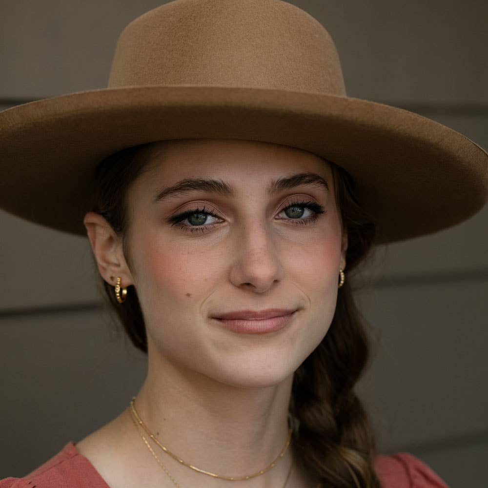 Small Vintage Beaded Hoops- silver