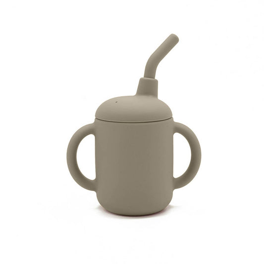 Sippy Cup with Straw- Sage