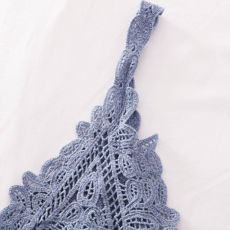 Bohemia Crochet Lace v-neck tank top