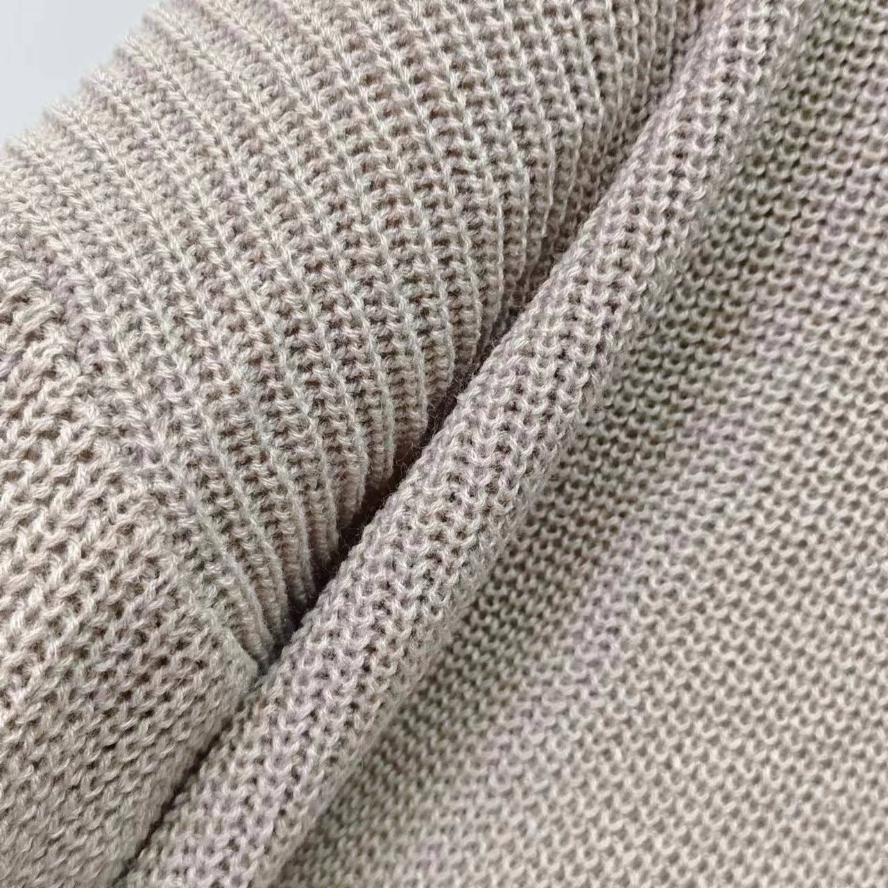 Drop shoulder sweater