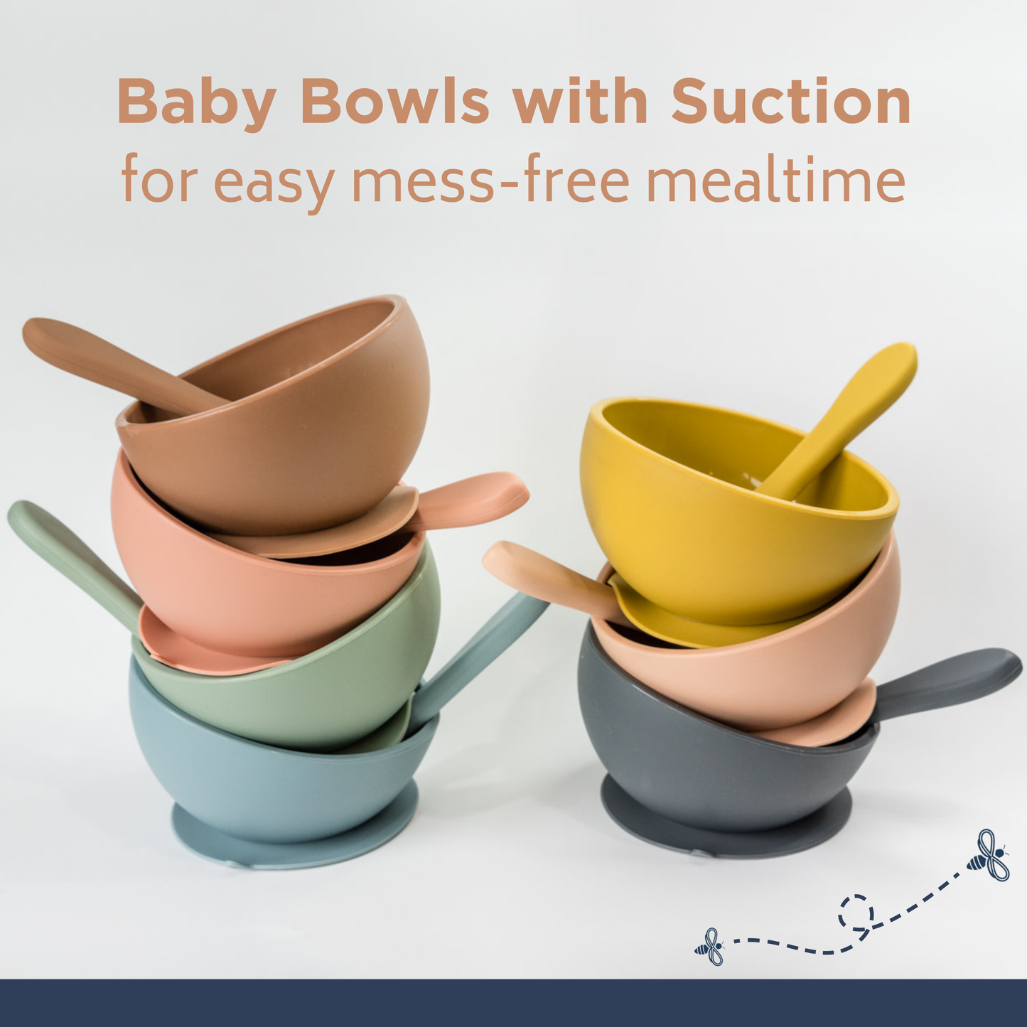 Suction Bowl and Spoon Set