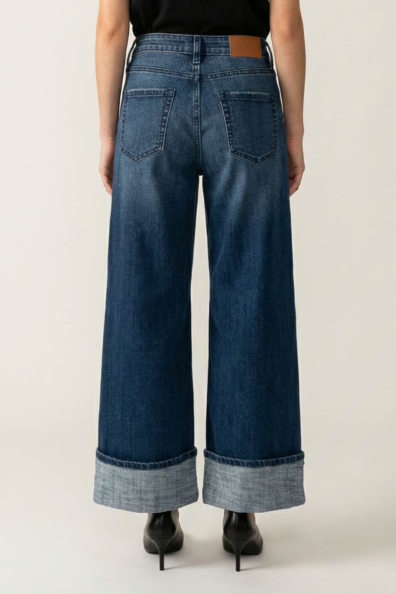 A Line Jean w/inseam transformation