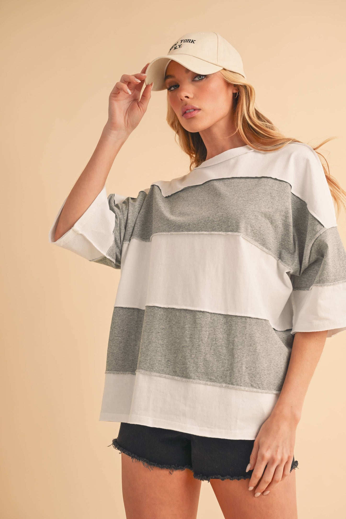 Short Sleeve Rugby Top - Grey