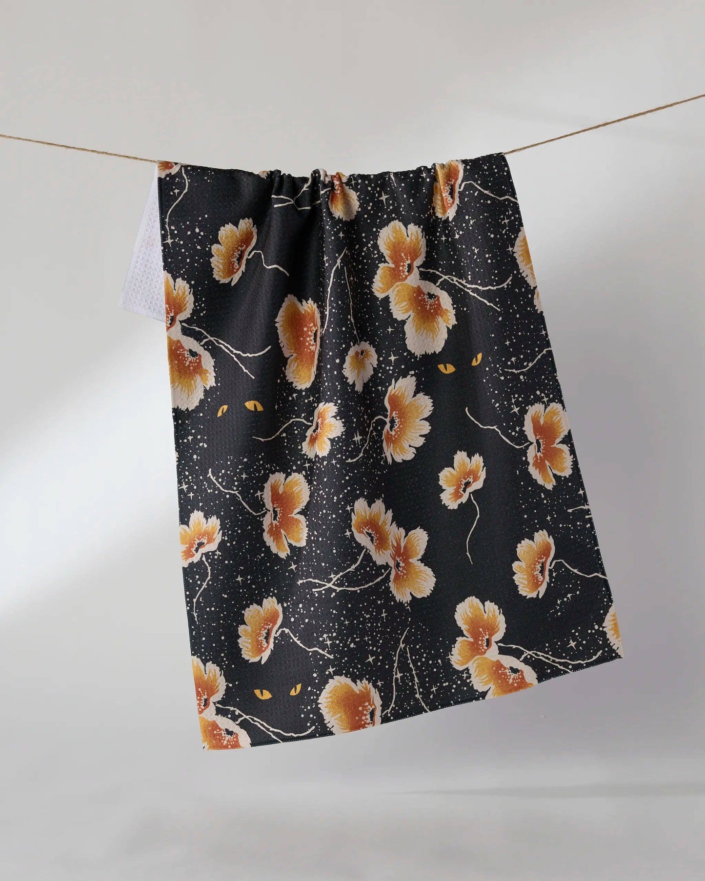 Cats Eye Tea Towel - Halloween 2026 Tea Towel