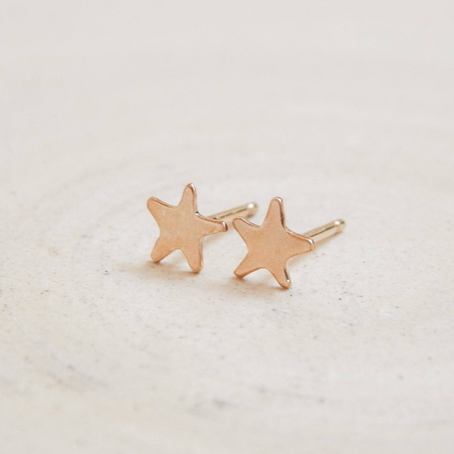 Star Stud Earrings - Minimalist, Hypoallergenic, Waterproof