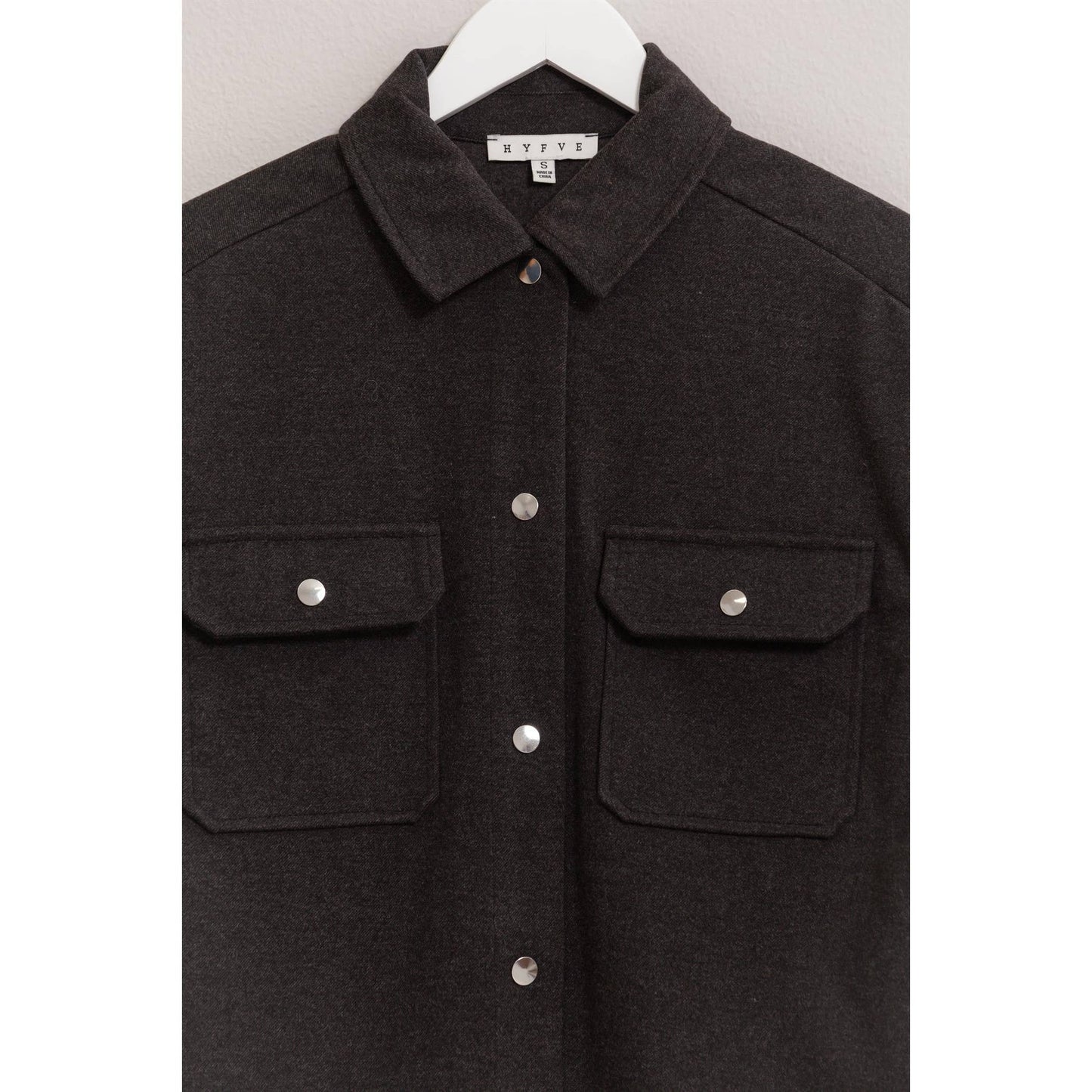 Wool-Like Brushed Shacket