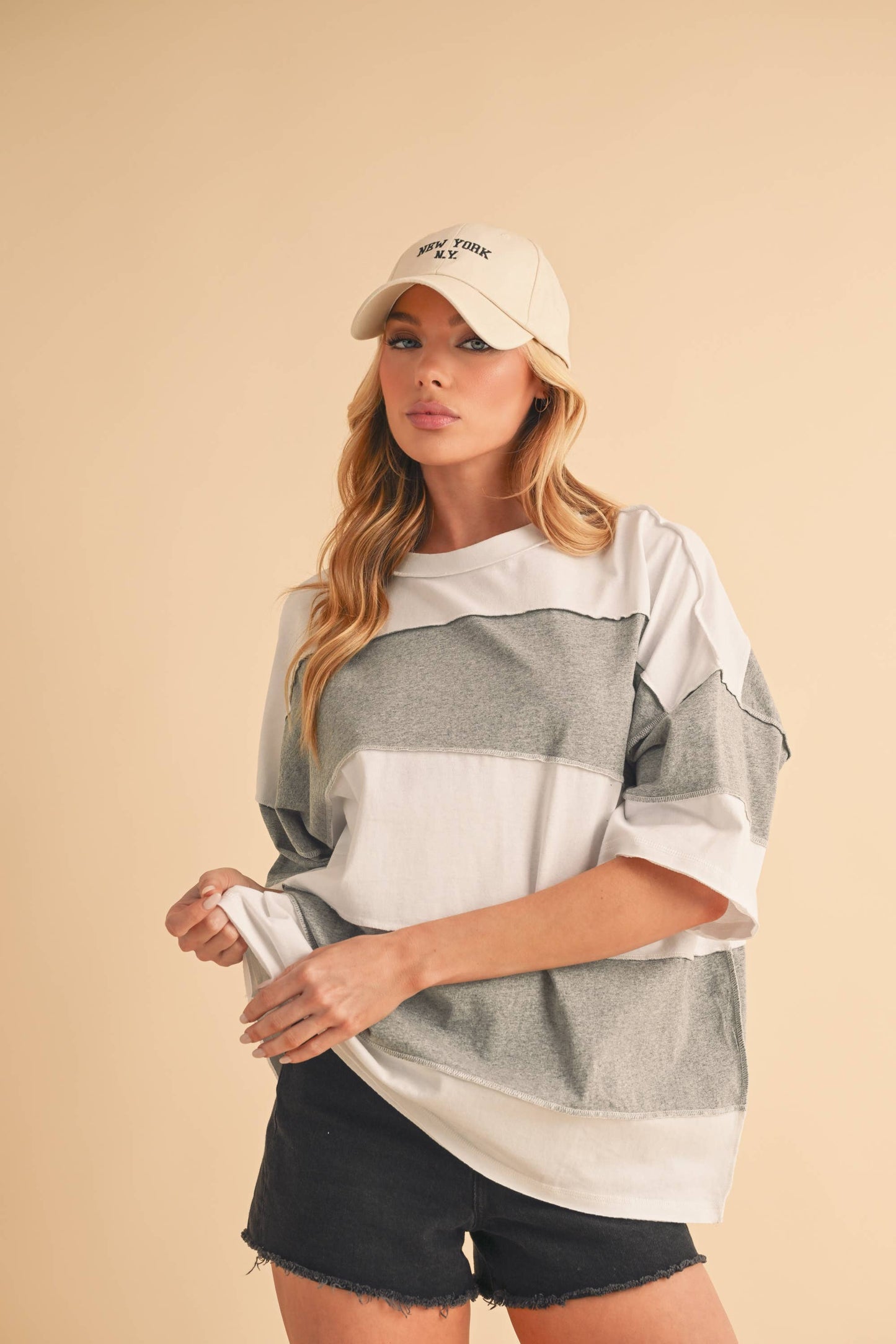 Short Sleeve Rugby Top - Grey