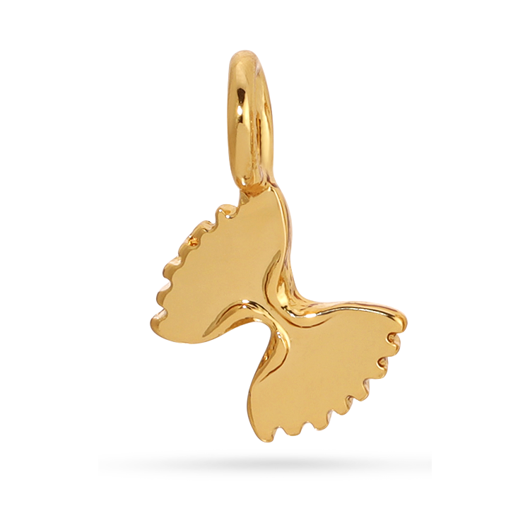 Charm Garden - Bowtie Pasta Charm - Gold