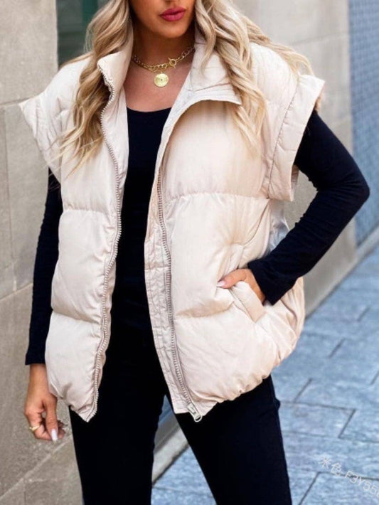 Puffer vest - Pale Pink