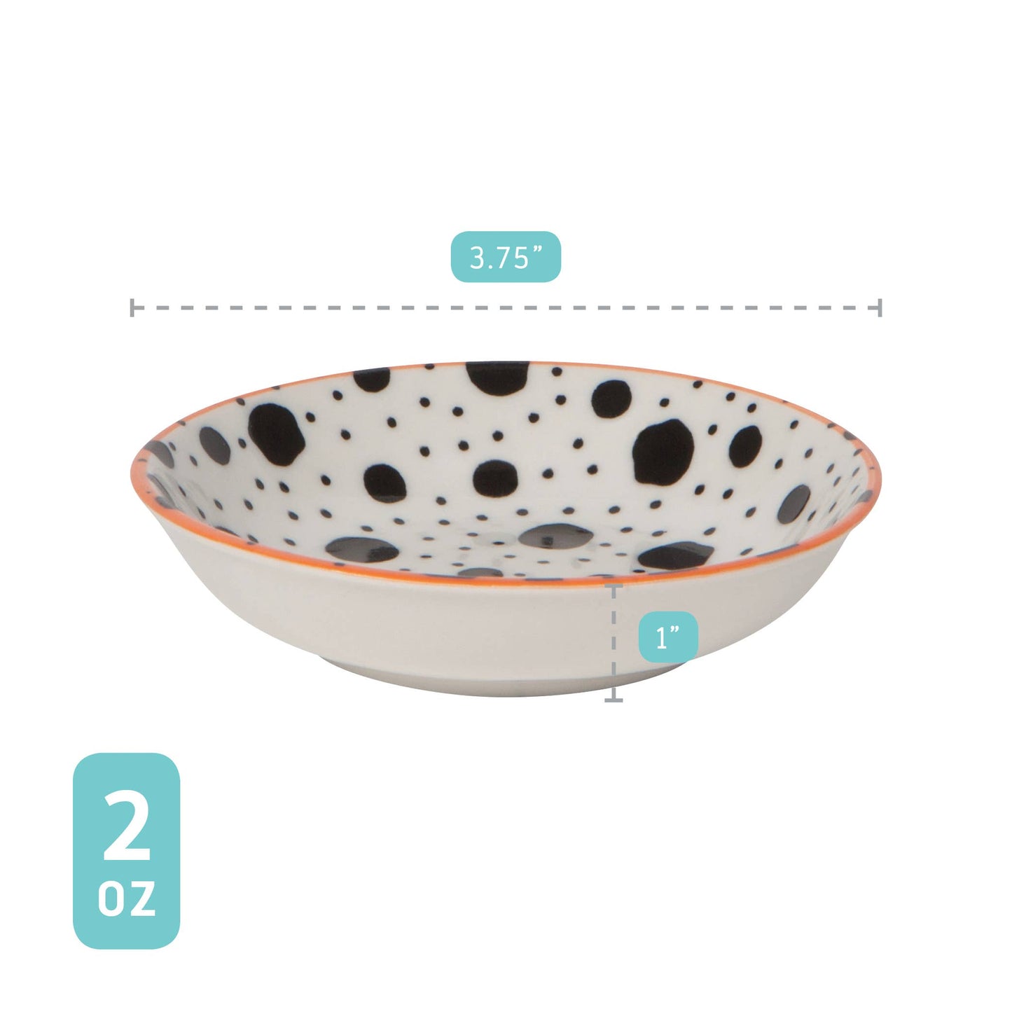 Bits & Dots Multi-Color Pinch Bowls