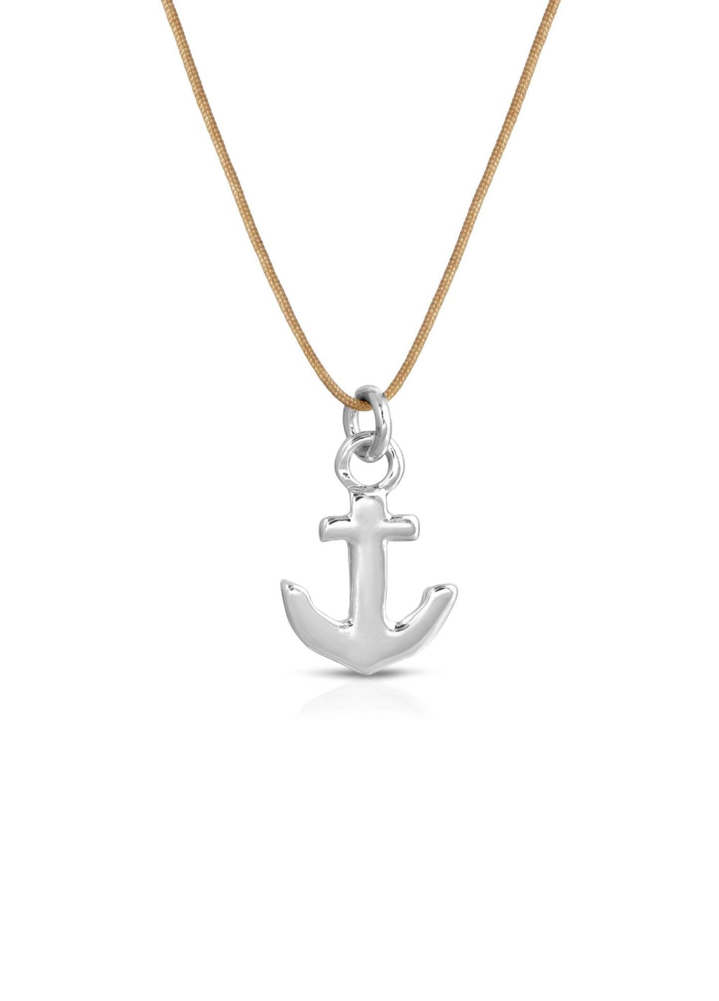 New Moon Silver Necklace - YOU'RE MY/ANCHOR