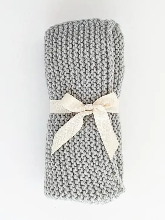Garter Stitch Knit Blanket