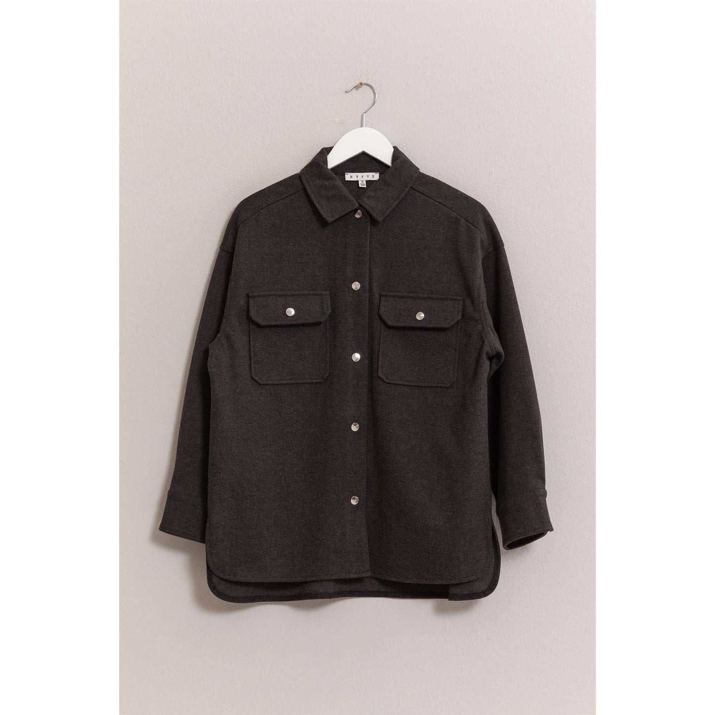 Wool-Like Brushed Shacket