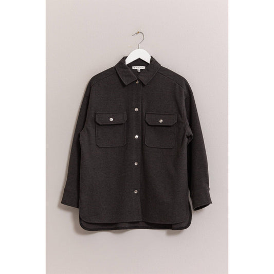 Wool-Like Brushed Shacket