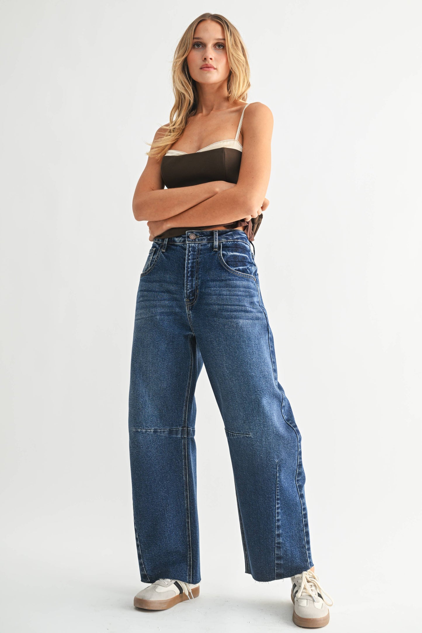 Barrel Jean w/ Seams