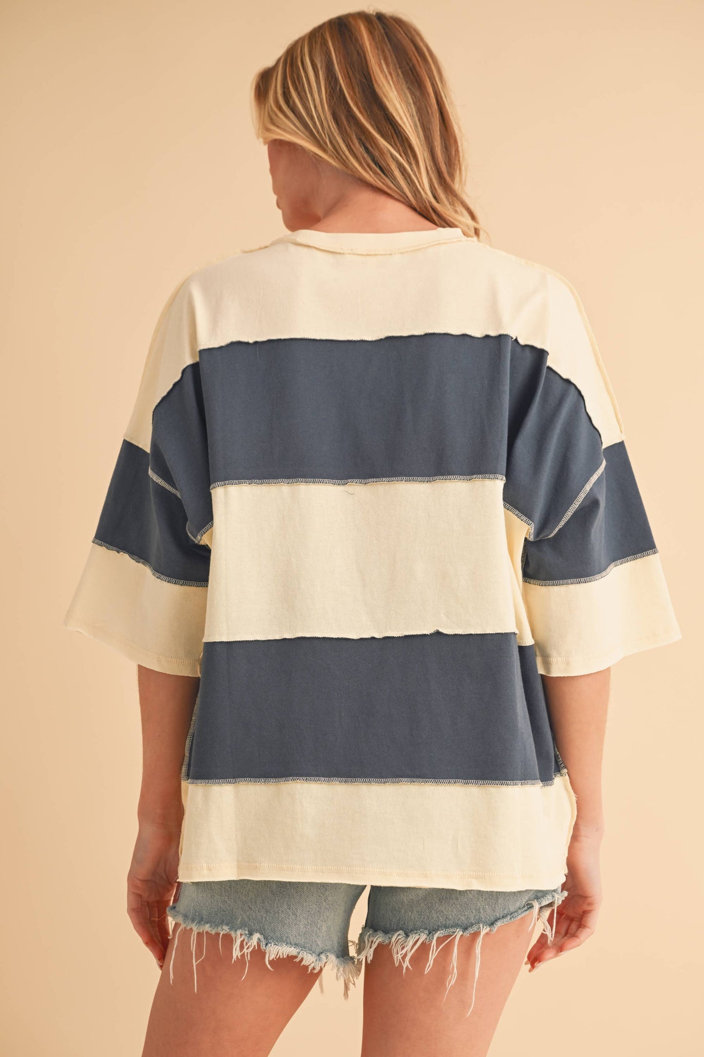 Short Sleeve Rugby Top - Blue