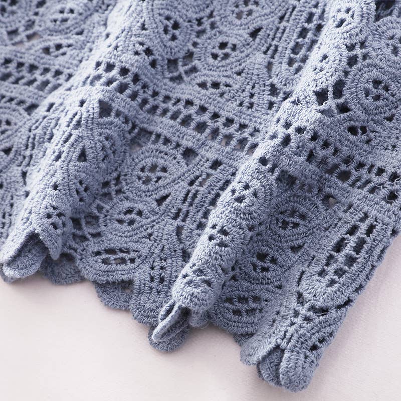 Bohemia Crochet Lace v-neck tank top