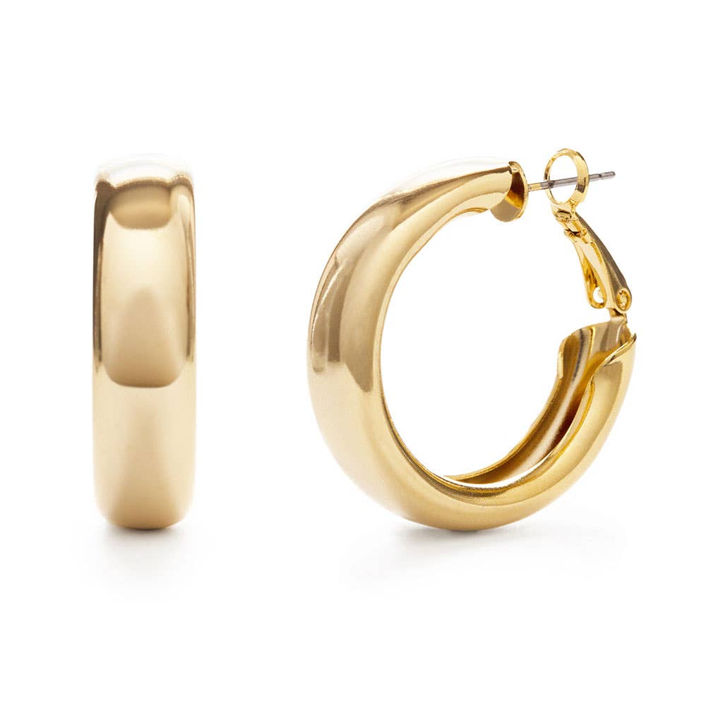 Chunky Hoop Earrings