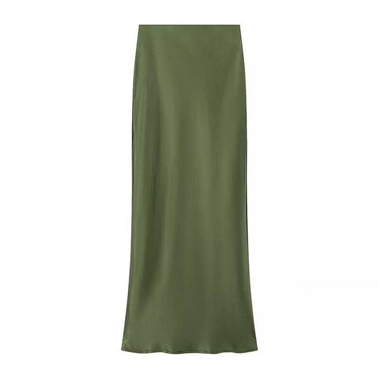 Satin Maxi Skirt