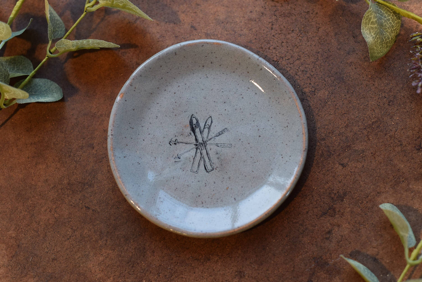 Mini Plate - Skis + Poles