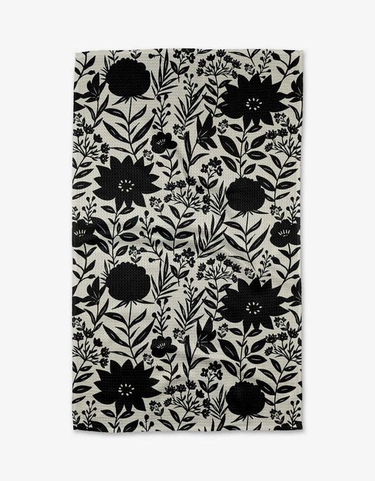 Shadow Flower Tea Towel