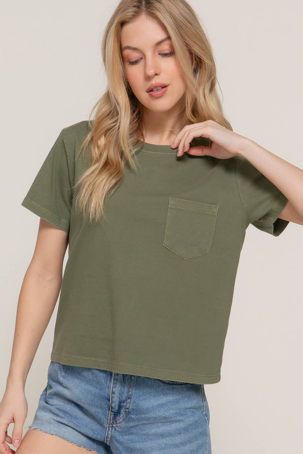 Garment Dye Tee - Olive