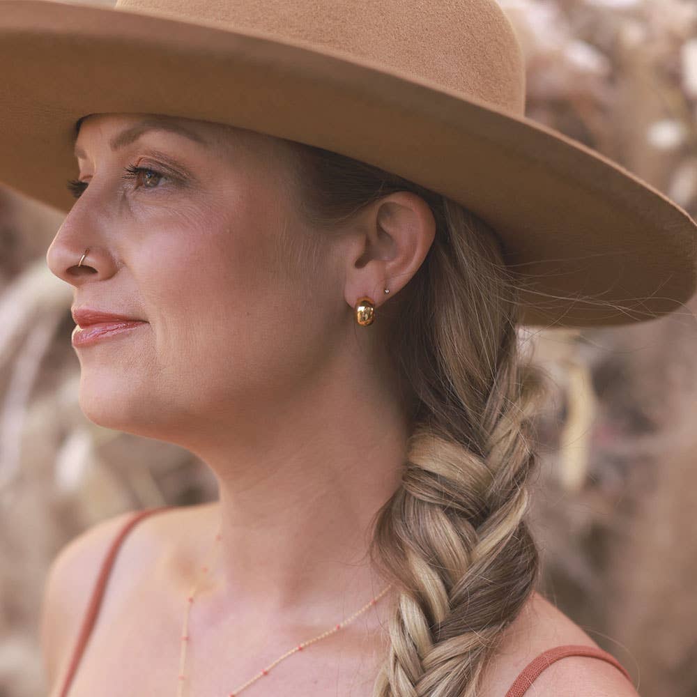 Demure Huggie Hoop Earrings