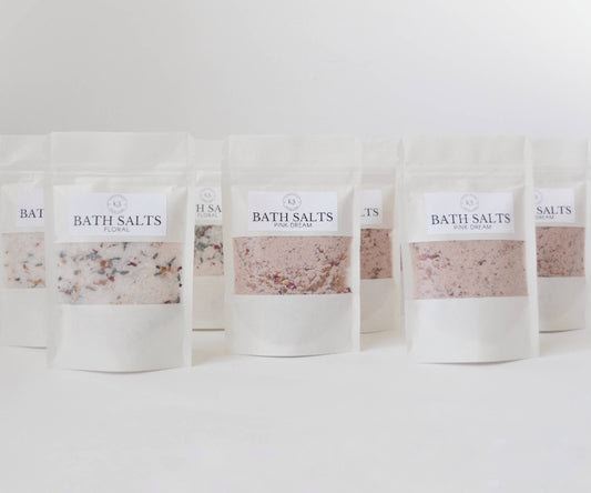 Pink Dream Bath Salts Packets (75 g) Patchouli and Geranium