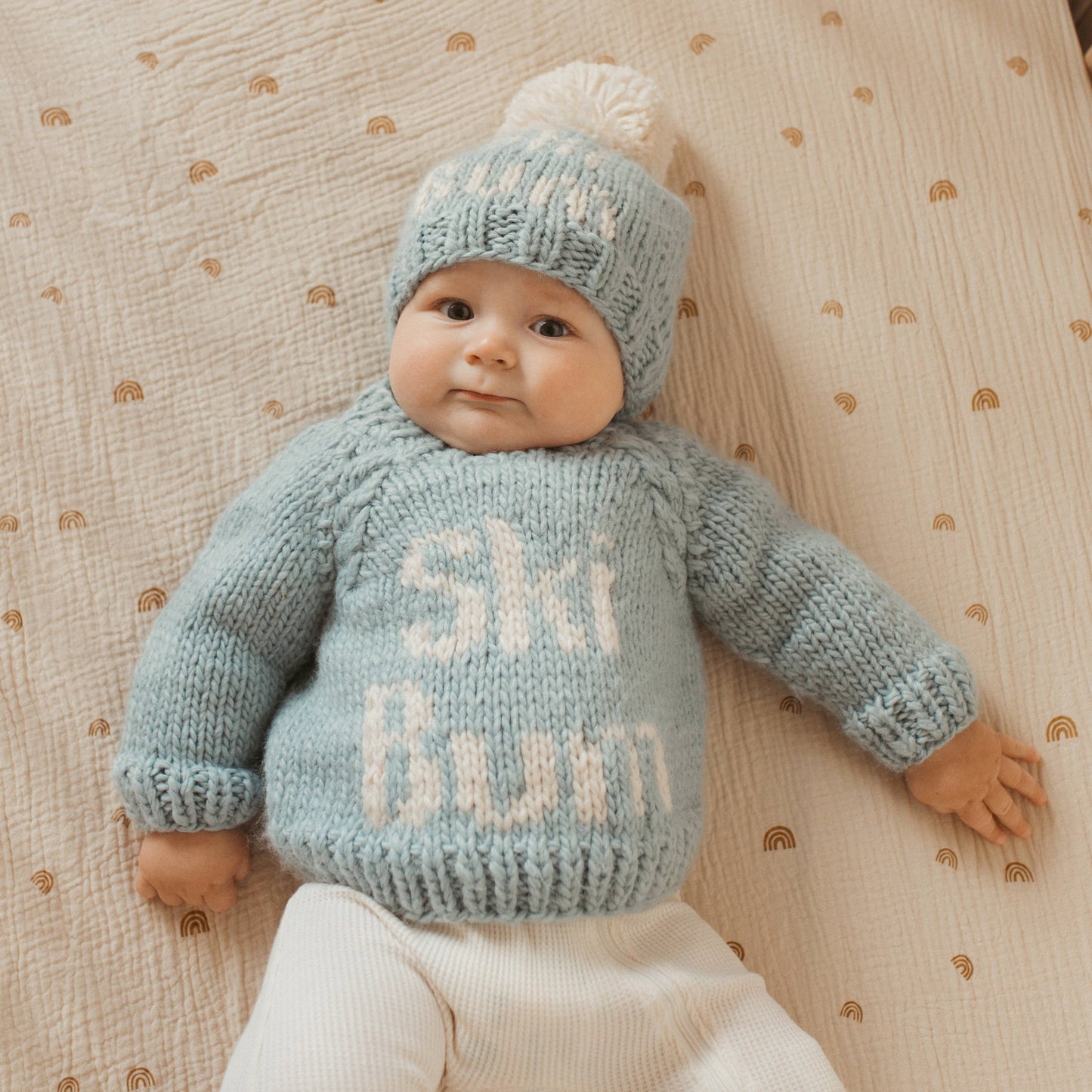 Ski Bum Surf Beanie Hat Baby & Kids